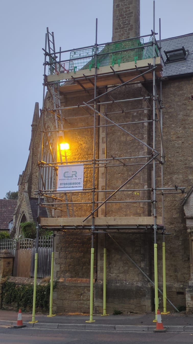 Residential scaffolding work